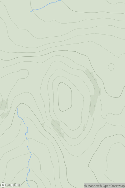 Thumbnail image for Carn Beag [Loch Vaich to Moray Firth] showing contour plot for surrounding peak